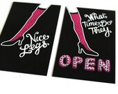 Nice Legs pick up line cards