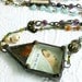 Madonna Rosary Necklace Mary Reliquary Our Blessed Mother Shrine Vintage Bead Chain Religious Assemblage Glass Mary Diorama Jewelry