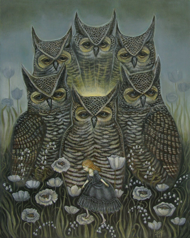 Light of the Owls - 11 x 14 Print