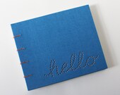 hello blank journal ... blue