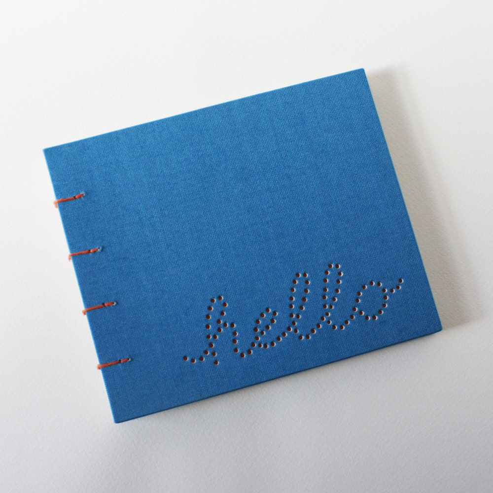 hello blank journal ... blue