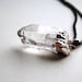 Crystal Necklace - Raw Quartz - MEDIUM - Handmade Jewelry - Free Shipping in the US - Summer Fashion