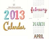 2013 Calendar - REDUCED PRICE