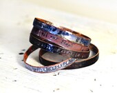Handmade Gifts - Poets & Madmen - Secret Message Bangles - Enamel Bracelet