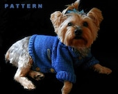 BLUE JEAN BABY Knitted Jean Jacket Dog Sweater Knitting Pattern -- New Fall 2012