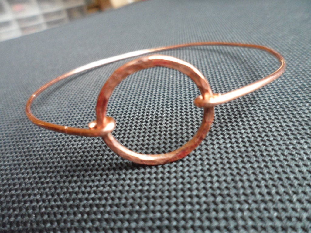 Eternity Bangle Bracelet, Karma Bracelet, Gift for HER - with Jewelry Box