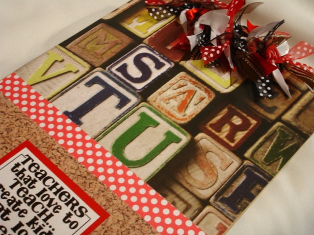 ALPHABET BLOCKS Teacher CLIPBOARD