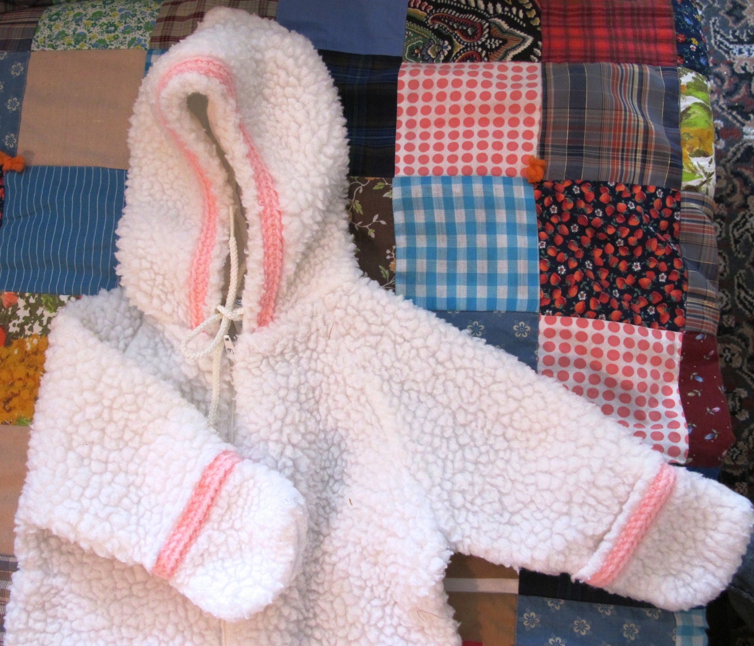 Vintage Baby Bunting 3-6 Months