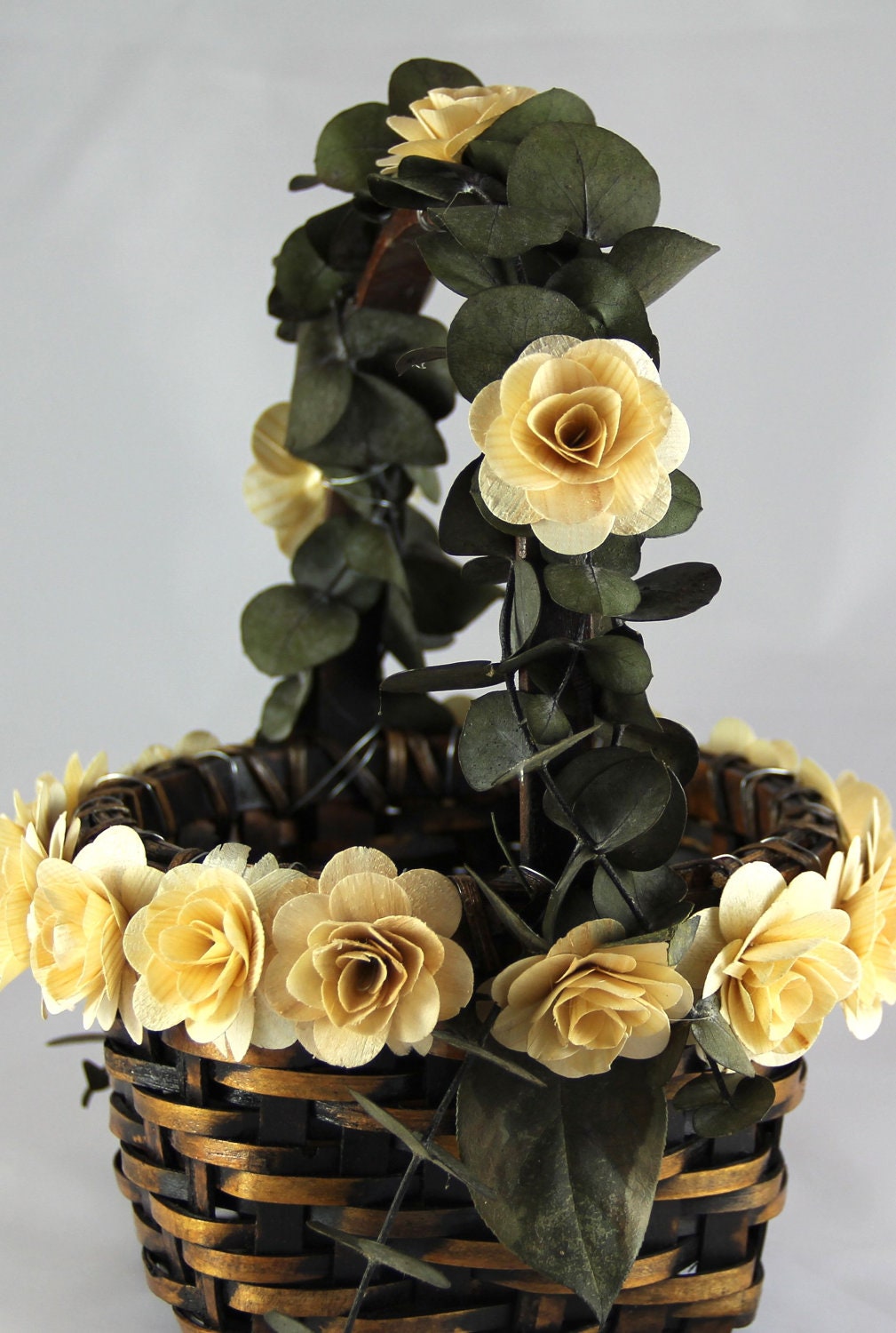 Fairytale Flower Girl Basket with FREE SHIPPING