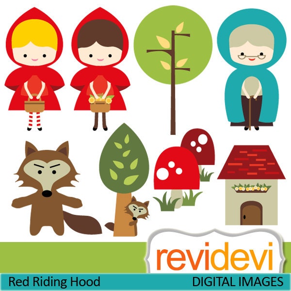 Cliparts Red Riding Hood 07431
