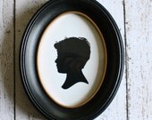 Oval Silhouette Frame 5x7