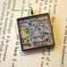 Map Pendant, Custom Order Option-Medium Square Shiny Silver-You Name the Place