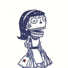 Shopping Spree Limited Edition Gocco Screenprint