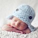 Knit Newborn Boy Hat Photography Prop