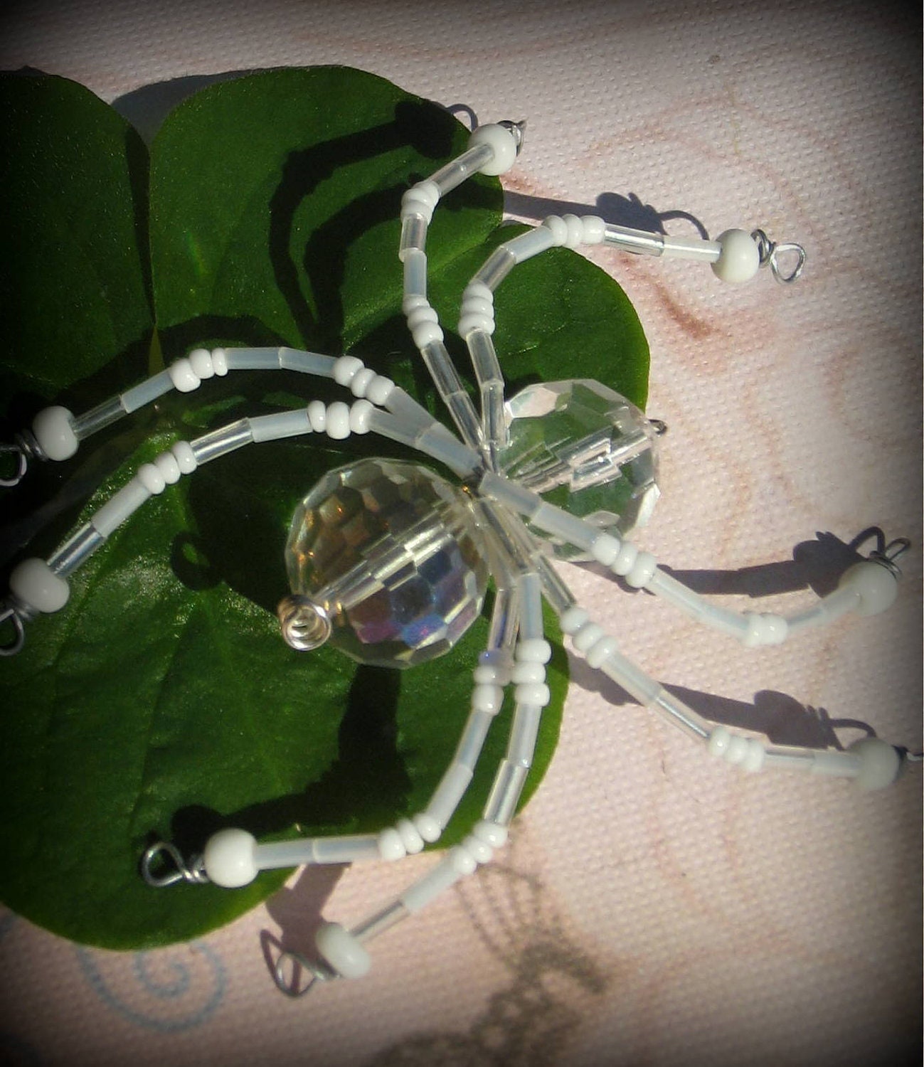 Crystal Ice   Spider Ornament Sun catcher