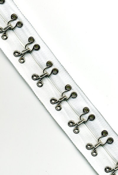Heavy Duty White Metal Hook & Eye Tape 16 YARDS PLUS