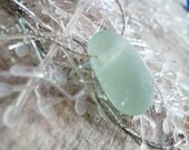 AQUA GLASS...a sea glass necklace, silver plate, beach find, wedding jewelry, gift for her