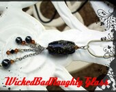 WBN Topaz Lampwork Necklace
