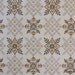 1940's Vintage Wallpaper Black and Brown Snowflake geometric design