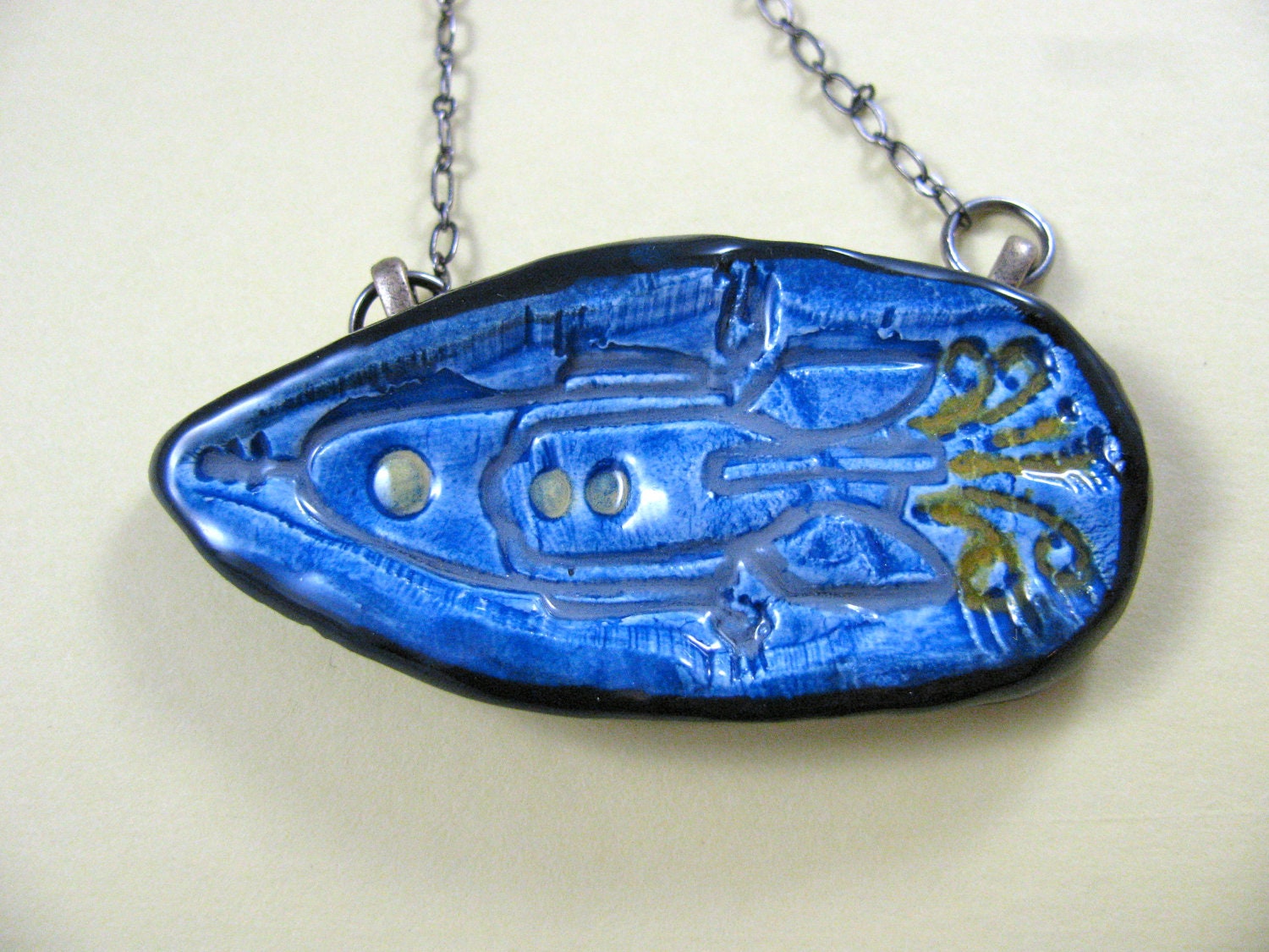 Ceramic Rocket Necklace