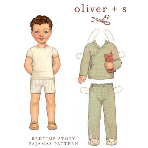 Oliver and S Bedtime Story Pajamas Pattern NEW - magpieandcake