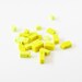 bag of beads in neon yellow