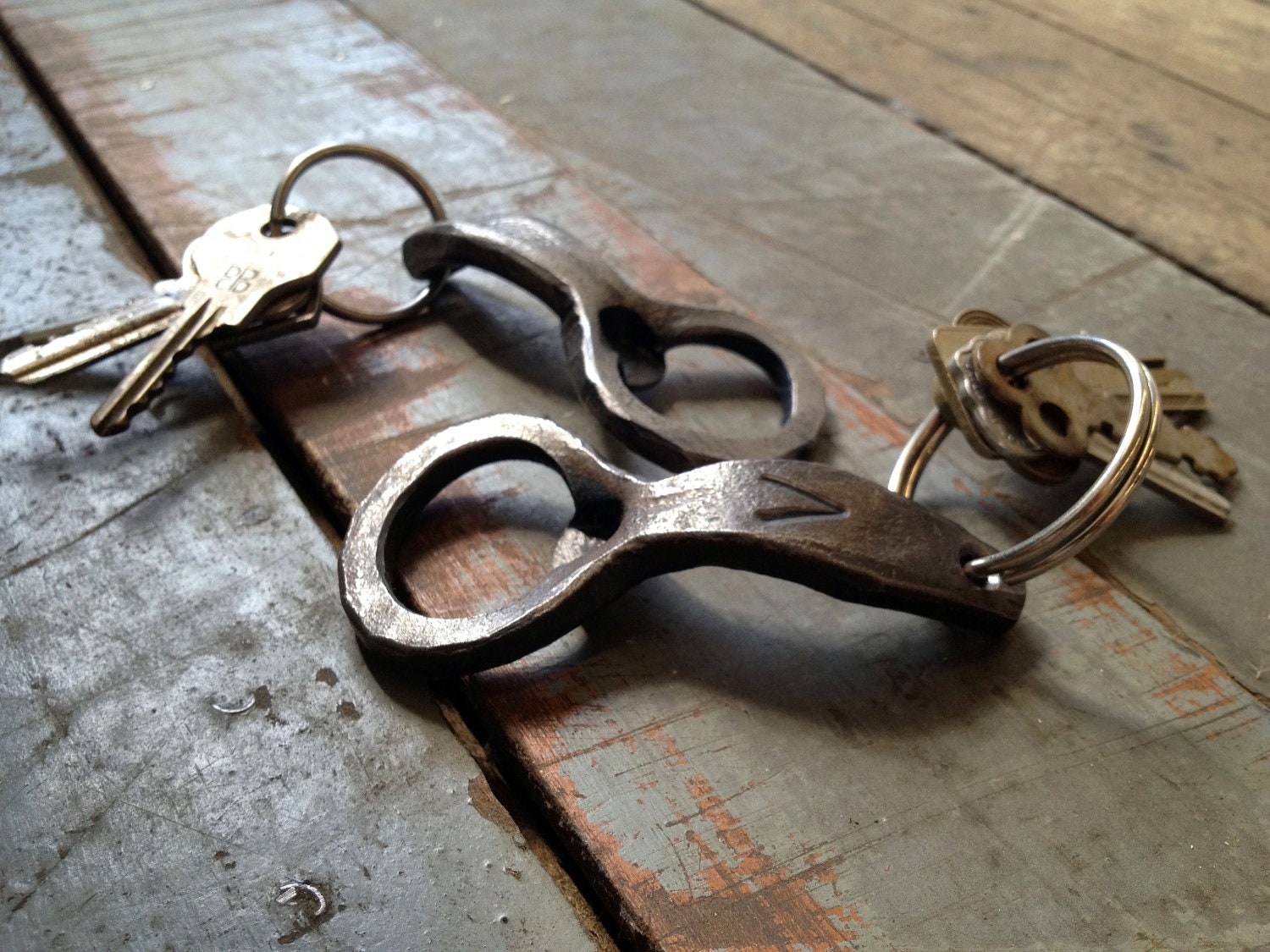 Keychain Beer Bottle Openers - Hand-forged by a Blacksmith