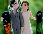 Custom Bride and Groom Wedding Cake Topper