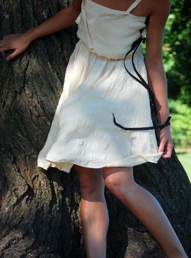 Ellefolk Buttercream Ivory Elixir Slip Dress Made to Order