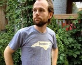 North Carolina HOME T- Shirt- Men/ Unisex Gray