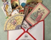 Fancy Lady Themed Ephemera Pack All Vintage 28 Pieces Mixed Media Supplies Beauty
