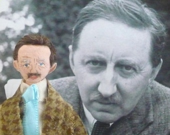 E.M. Forster Doll Art Miniature Author Collectible