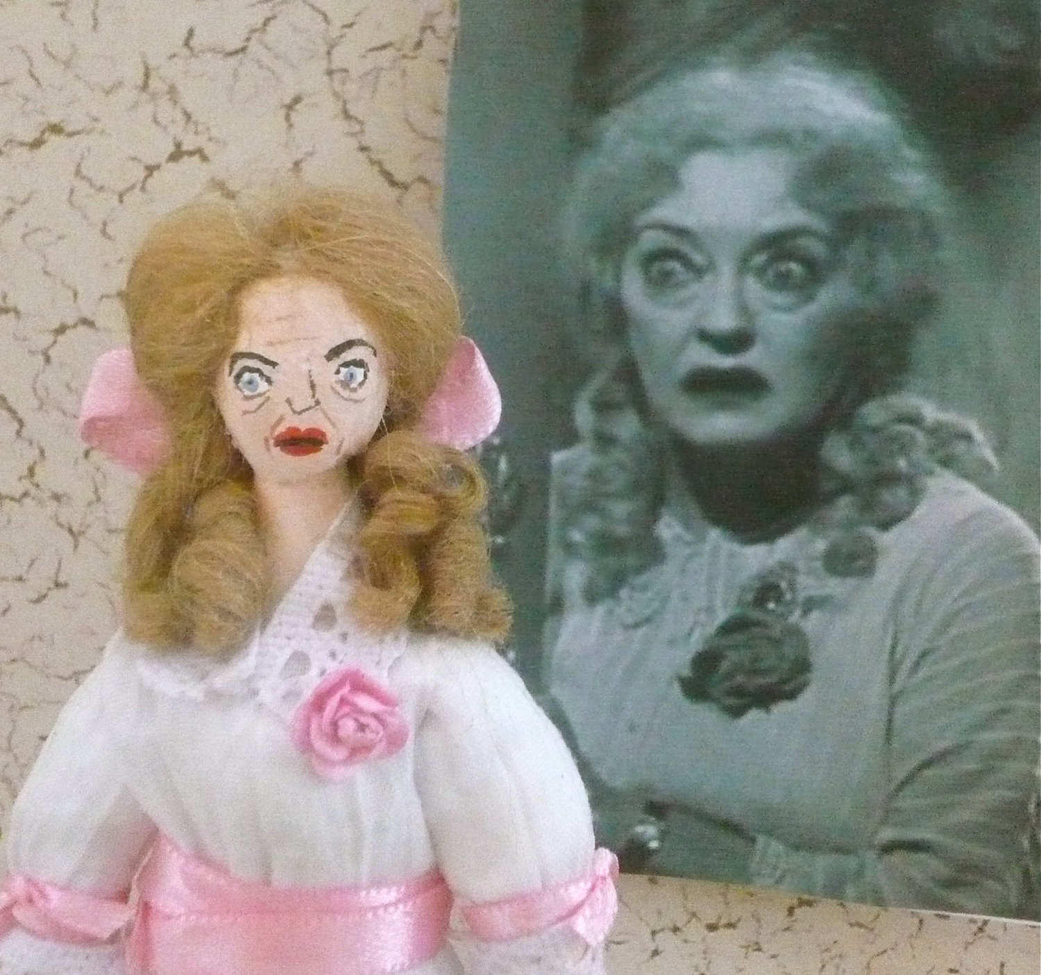Bette Davis Doll Miniature Art Character
