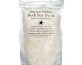 Rock Star Detox Bath Salts by Angel Face Botanicals - Super-Detoxifying Sea Mineral and Essential Oil Soak - 5 oz