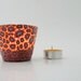 Red Petite Flowers on the Candle Holder...