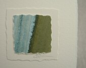 original watercolor enclosure card
