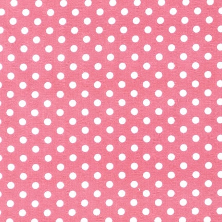 Everything is Nice---Dots in Bubblegum-1 yard--Pink Light Designs for Robert Kaufman
