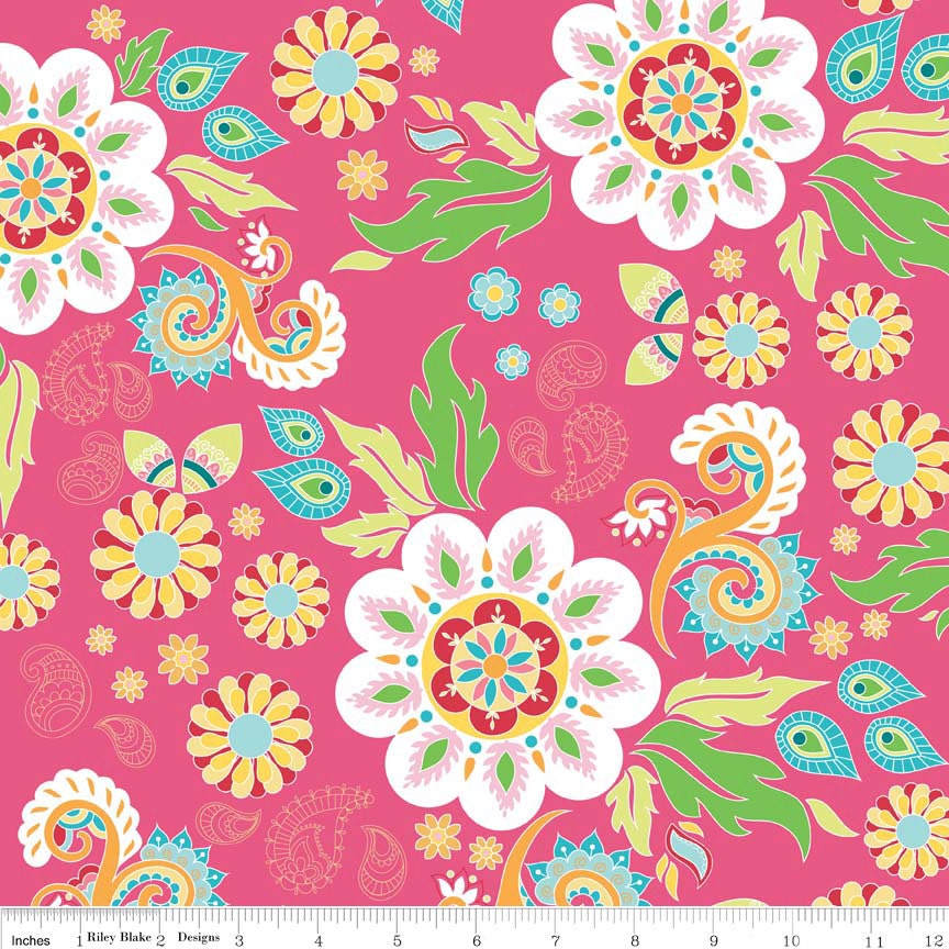 Madhuri Main Pink - Fat Quarter