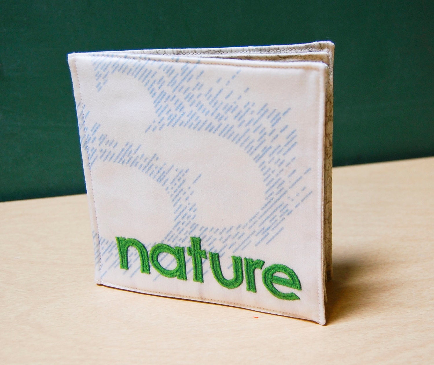Nature Cloth Book, printed on organic cotton