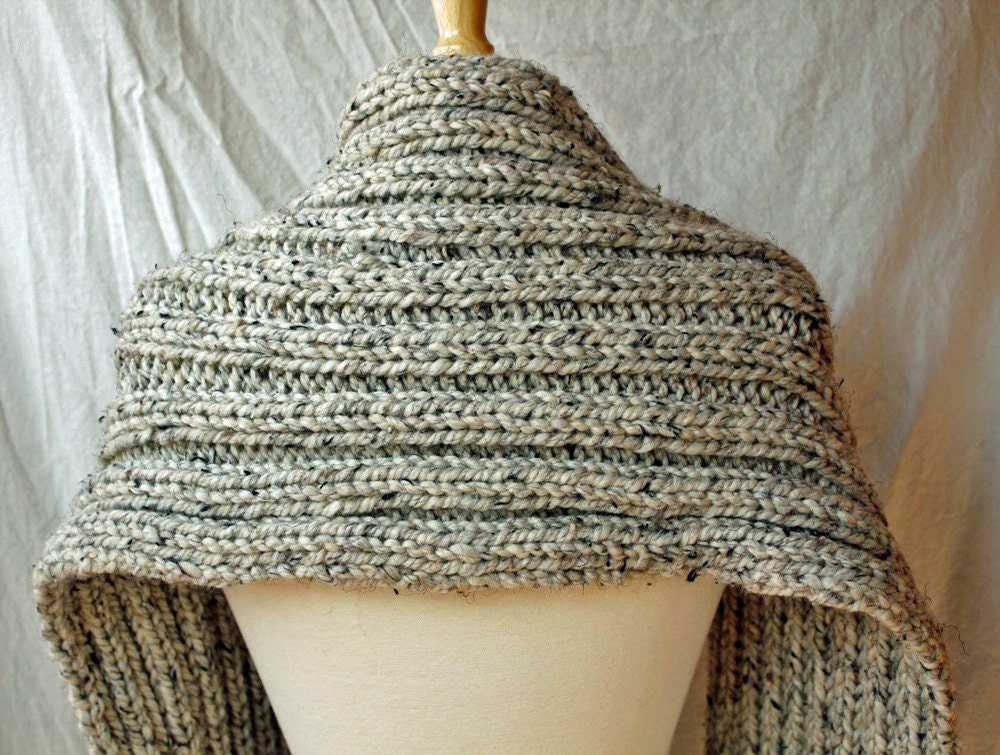 The Colossal Scarf in Oatmeal
