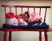 Baby Blanket, Denim Blue, Dusty Blue Rug, Mat, Backdrop, Photography prop, USA' American Baby, Baby Decor  Ready to ship