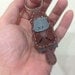 Dennis the Platypus leather keychain ( Dark Brown )