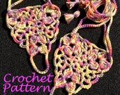 Immediate Download - PDF Crochet Pattern -  Royal Bamboo Barefoot Sandals