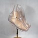 Vintage Clear Rubber Overshoes Drizzle Boots Flat Soles Sz 8
