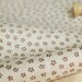 3077 - Japanese Cherry Blossom Slubbed Cotton Linen Blend Fabric - 43 Inch (Width) x 1/2 Yard (Length)