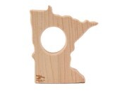 Wood Teether Minnesota wooden toy natural baby toy