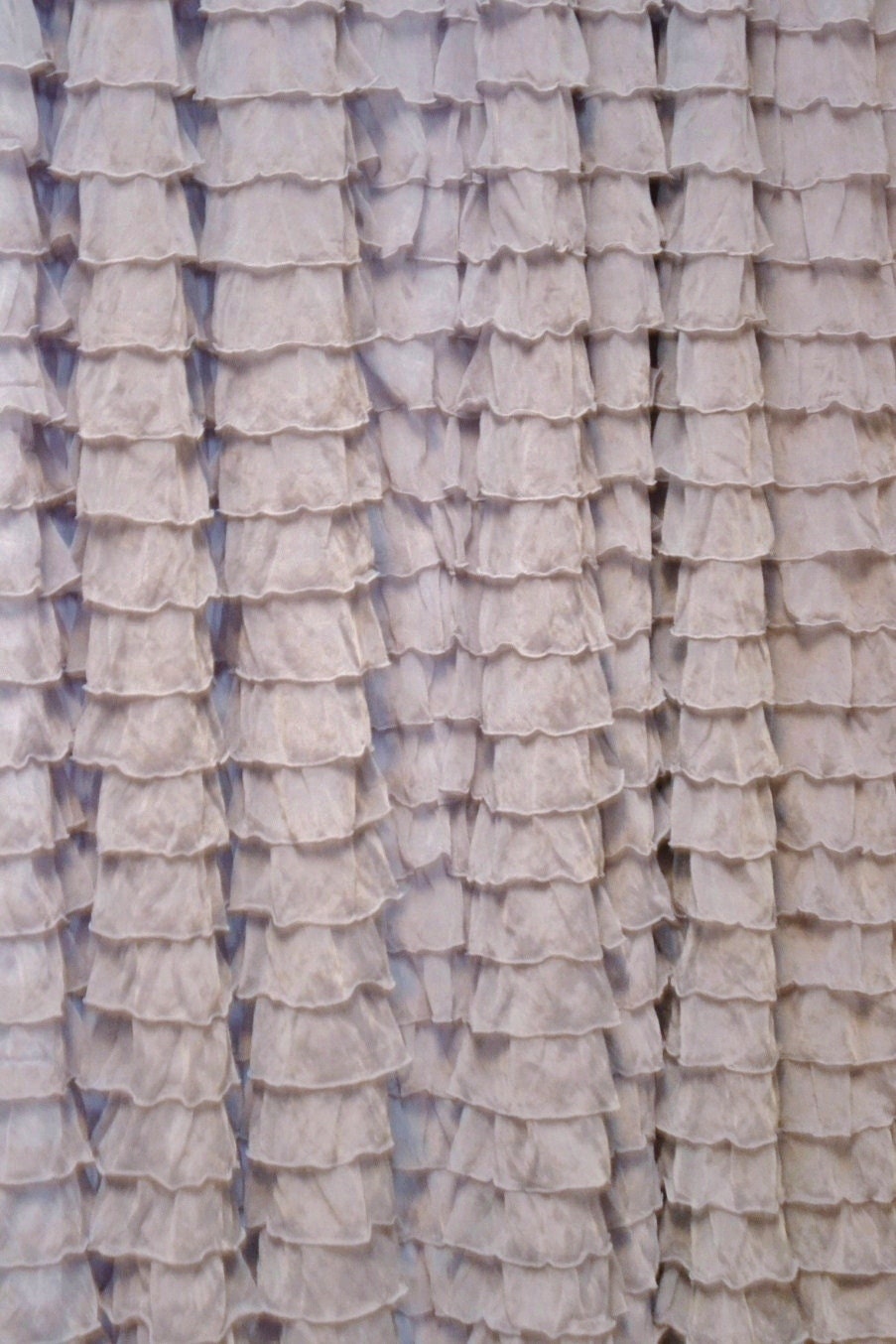 Custom Ruffled Curtain Valance, Lavender or You pick the Color 20 inches