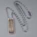 Small Feather Necklace - silver feather jewelry