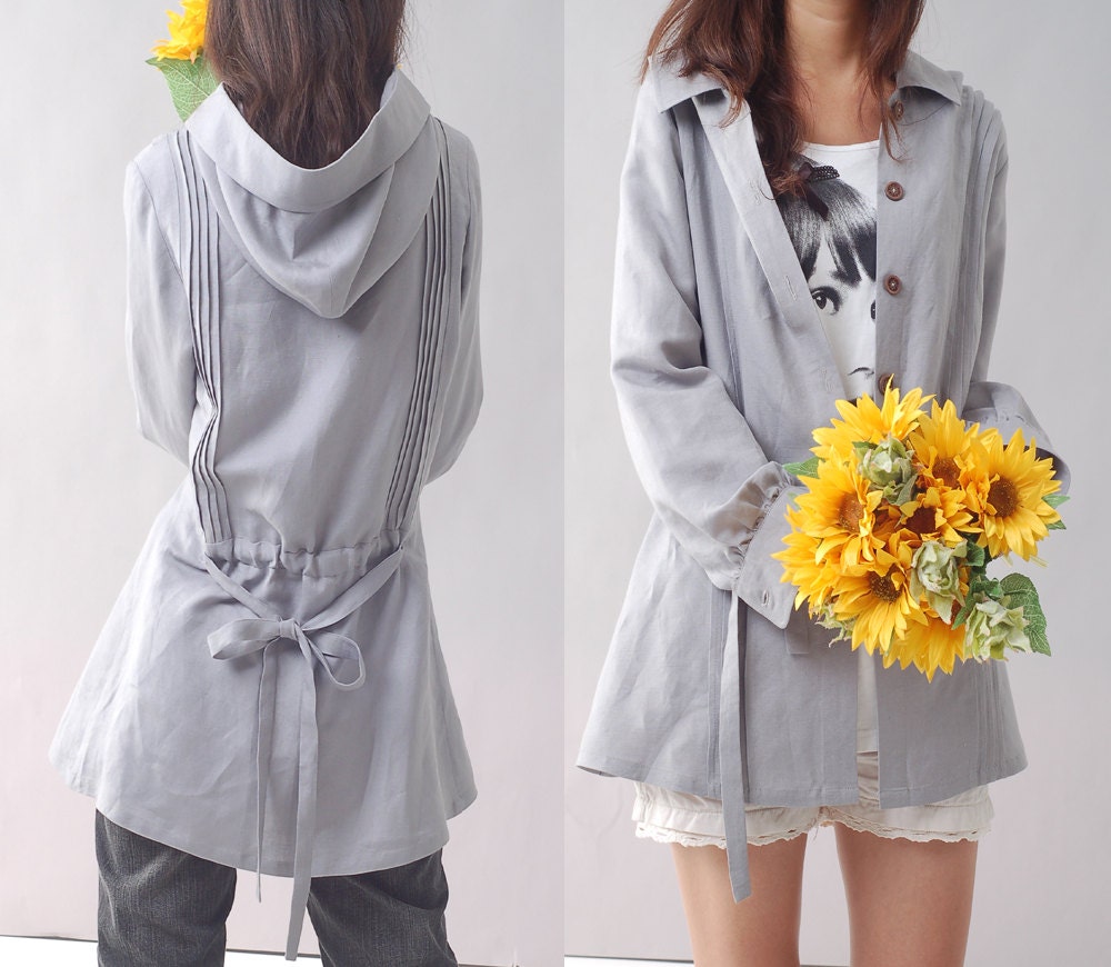 Immortelle - top quality linen blouse and jacket (Y1220)