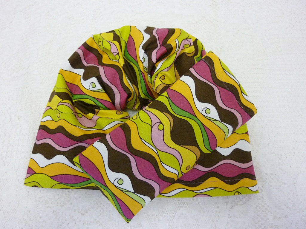 Pain Relief Neck Wrap and Eye Pillow with Removable Covers -  Long Length -  Choice of Herbs